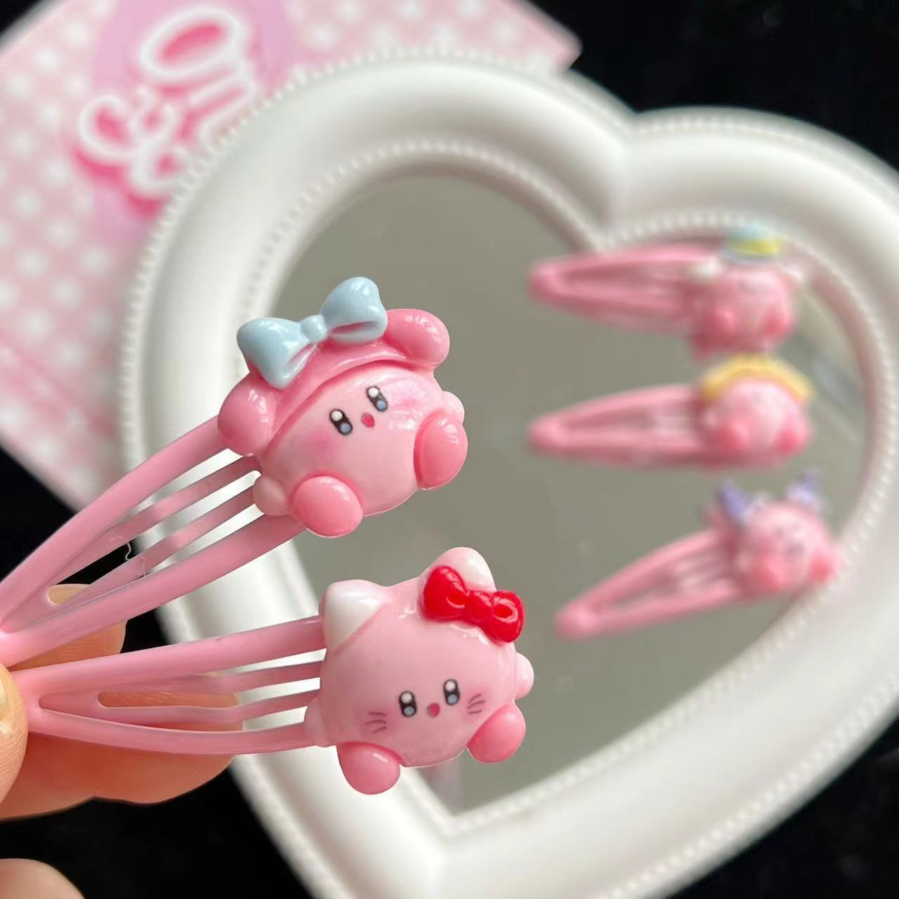 1~10pcs Cute Kirby BB Hair Cli - Hair Bundles ulasan dan harga
