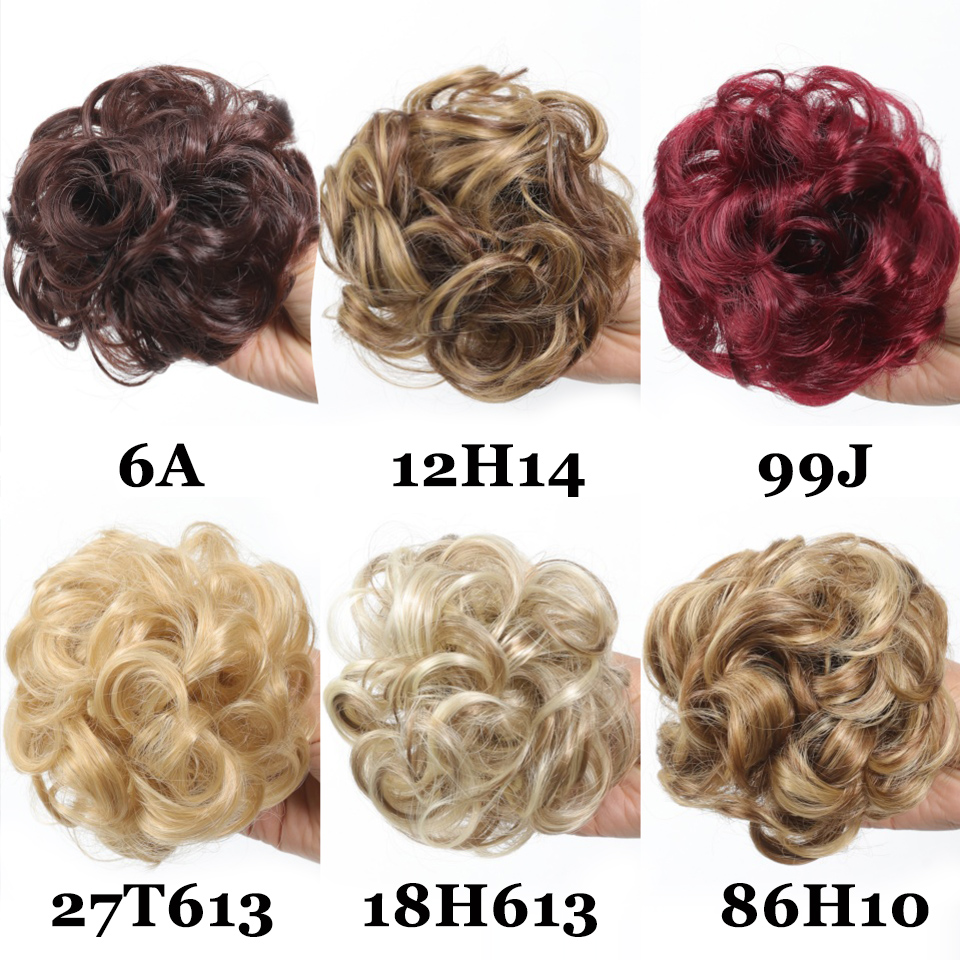 AOSIQUEE Synthetic Chignon Mes - Claw Clip Messy Bun Hair Piece ulasan dan harga
