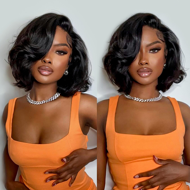 250% Density Human Hair Body W - Glueless Wear And Go Human Hair Wig ulasan dan harga