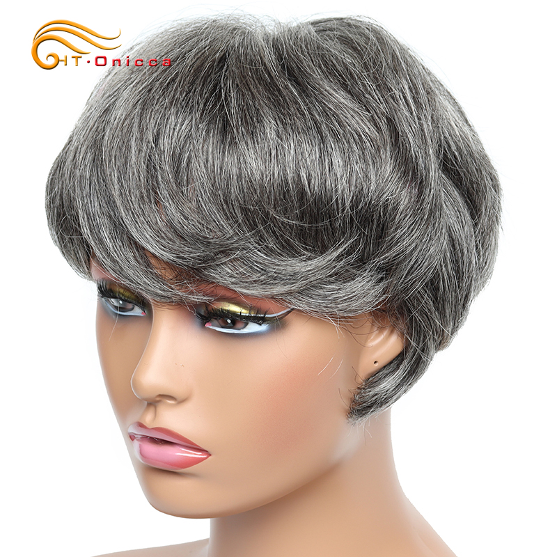 Cheap Short Wig Straight Human - Short Pixie Cut Wig Human Hair Cheap ulasan dan harga