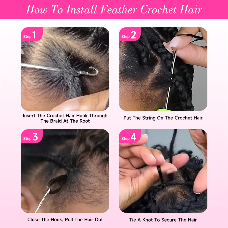 Natural Deep Wave Feather Croc - Hair Bundles ulasan dan harga