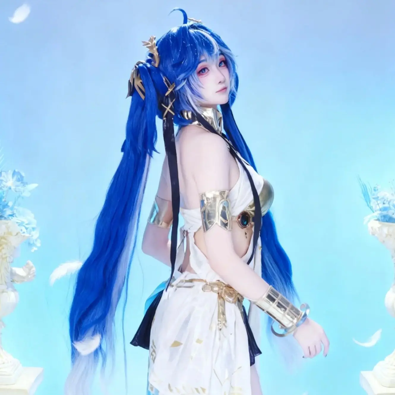 Game Wuthering Waves Iuno Cosp - Synthetic Wigs ulasan dan harga